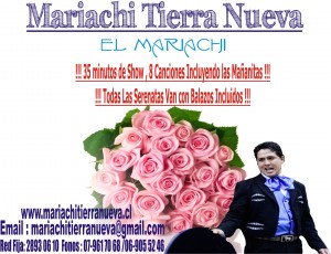 MARIACHI TIERRA NUEVA Anuncios de arte, joyas, cosas valiosas en Santiago |  Serenatas,Mariachis En Maipu y Todo Santiago .Red Fija:28930610,  !!!  Una Serenata...En Tu Domicilio !!!