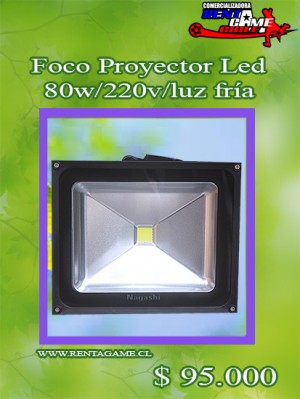 RENTAGAME CHILE Anuncios de arte, joyas, cosas valiosas en La Cisterna |  Foco proyector led 80 watt /precio: $ 95.000, Rentagame: es lider en iluminacion led