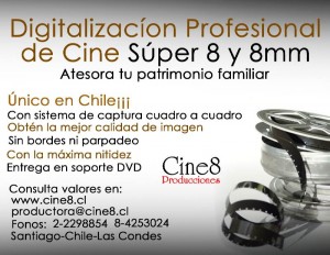 Camilo Candia Anuncios de arte, joyas, cosas valiosas en Las Condes |  Traspaso profesional de cine Super 8 y 8mm a DVD, Unico en Chile��
